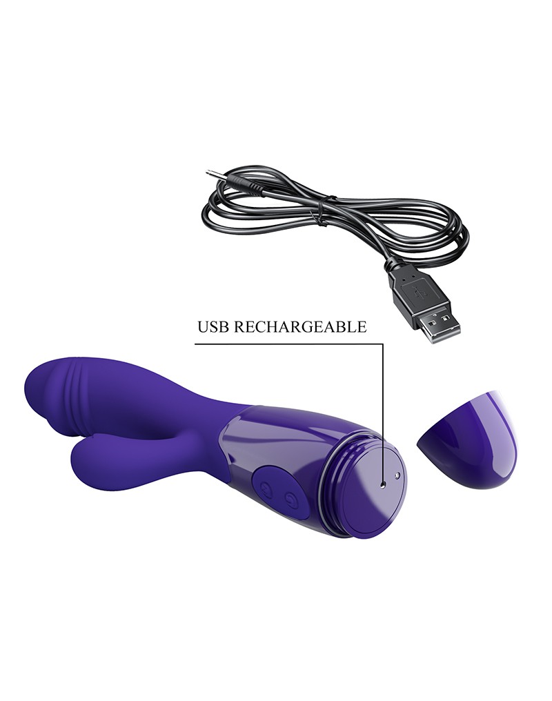 Pretty Love - Snappy-Youth - Rabbit Vibrator - Purple