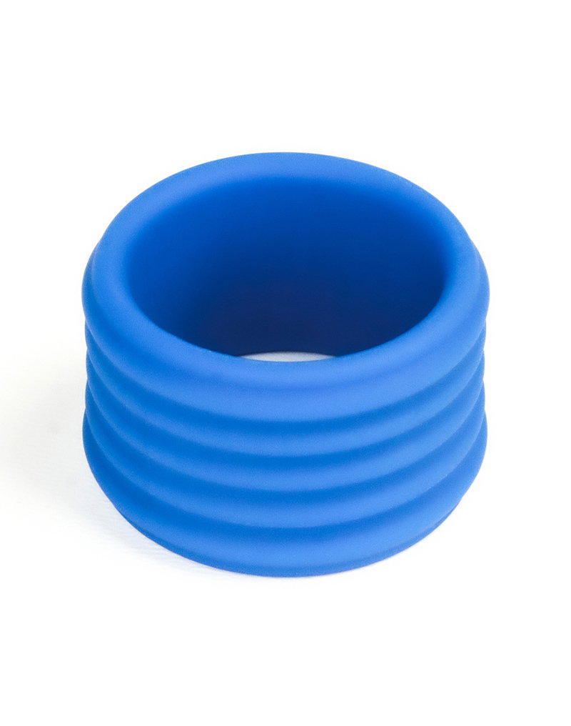 LoveToy - Pinnacle Pro - Deep Rib Grip Ring - Blue