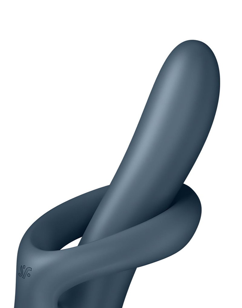 Satisfyer - Heat Flex 4 - Warming Rabbit Vibrator - Grey