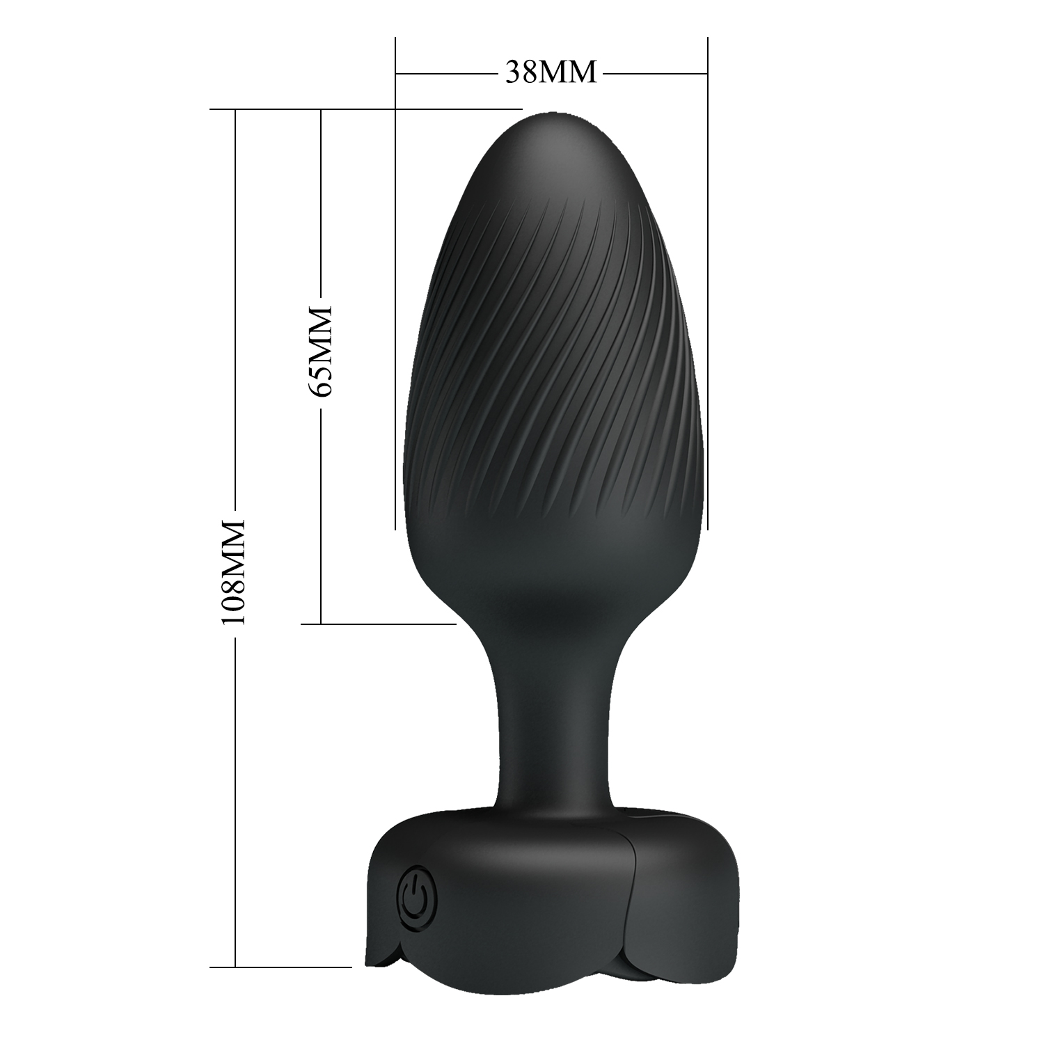 Pretty Love - Varian - Color Changing Light Butplug - Black