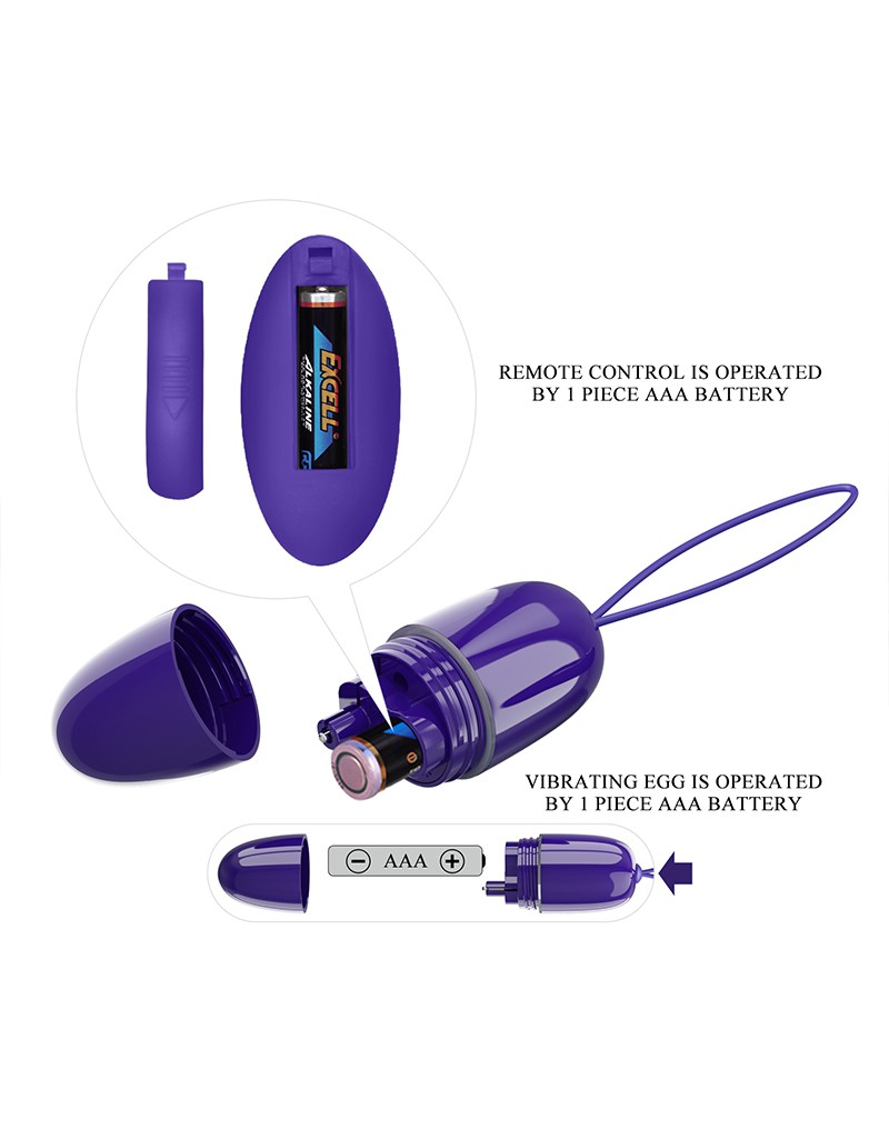Pretty Love - Selkie-Youth - Egg Vibrator - Purple