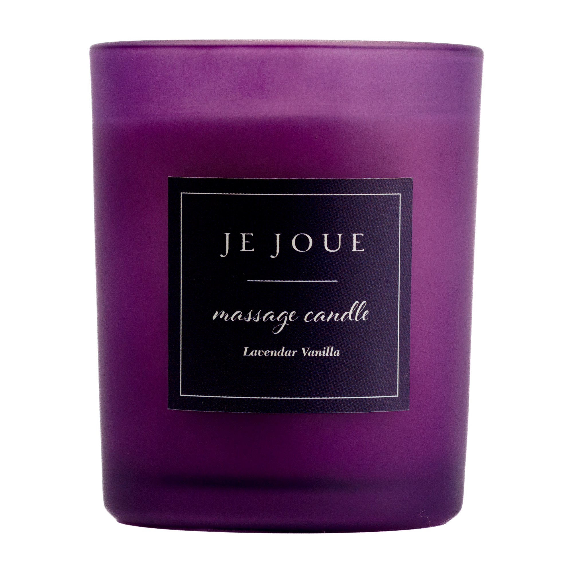 Je Joue - Massage Candle - Lavendar Vanilla - 160 gr. - Purple