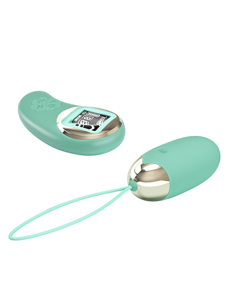 Pretty Love - Mina - Egg vibrator with remote control - Blue