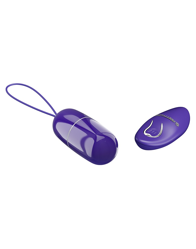 Pretty Love - Arvin-Youth - Egg Vibrator with Remote Control - Purple