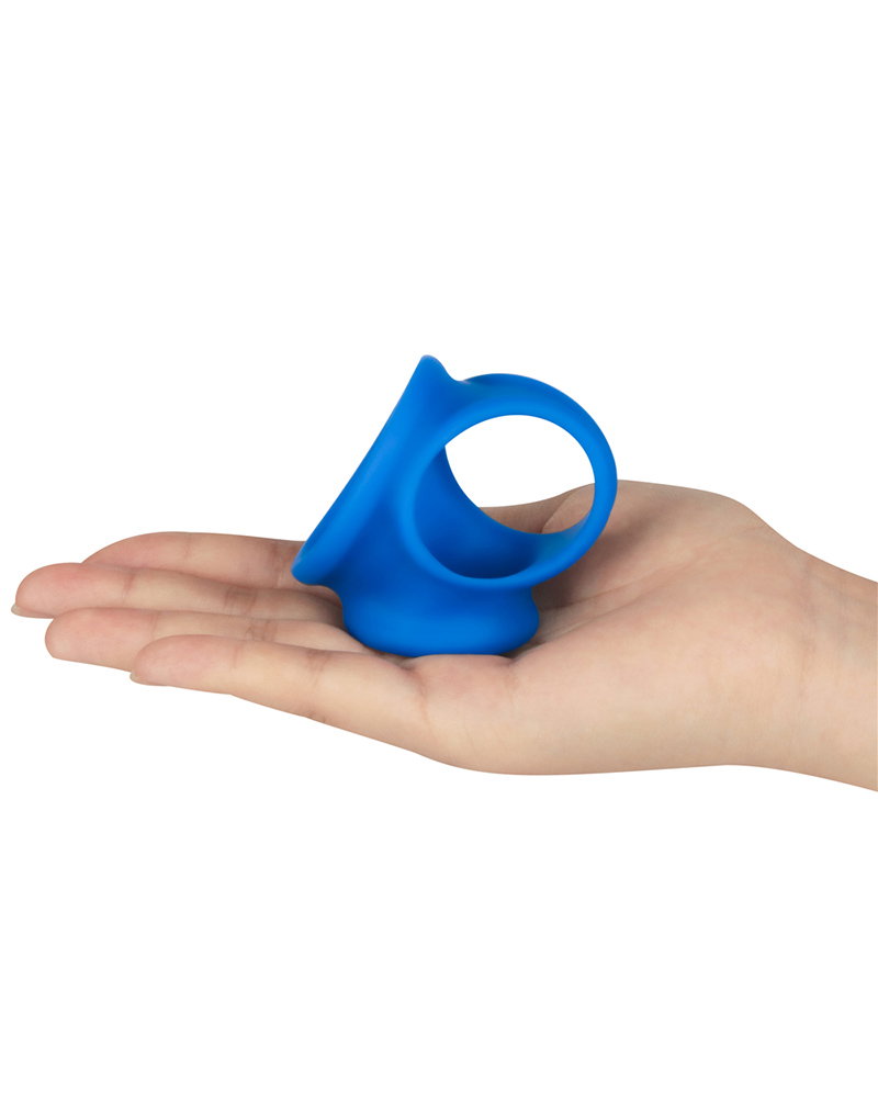 LoveToy - Pinnacle Pro - Trio Grip Enchancer Sleeve - Blue
