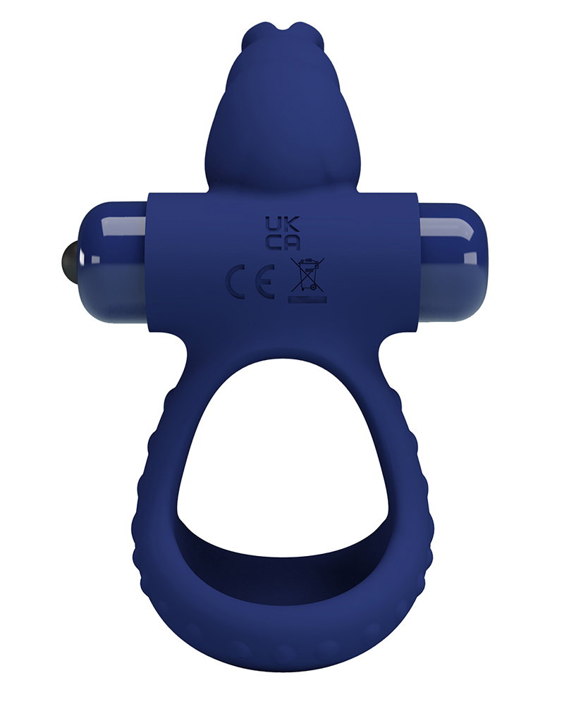 Pretty Love - Luchito - Rabbit Cock Ring - Deep Blue