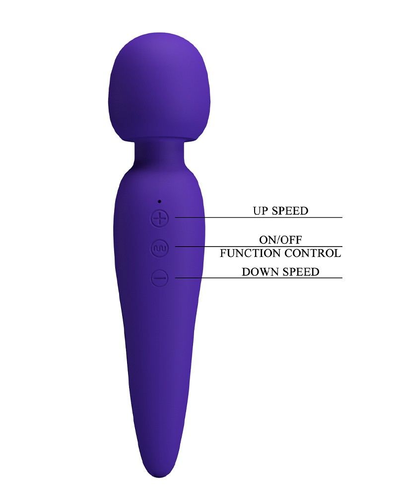 Pretty Love - Meredith - Wand Vibrator - Purple