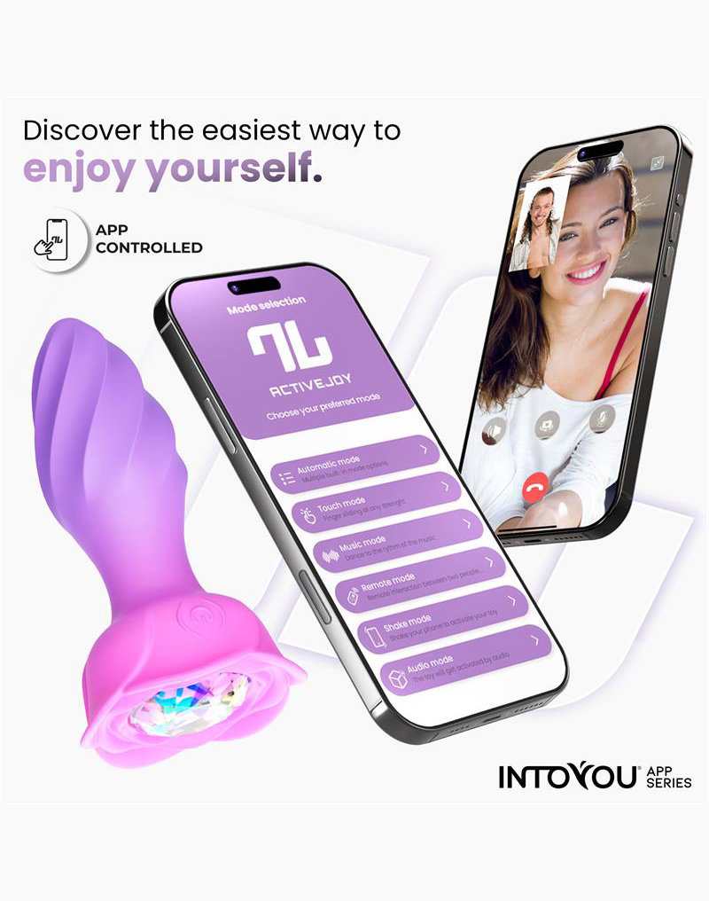 IY - Moxy - Butt Plug 360º Rotation (with App Control) - Lila