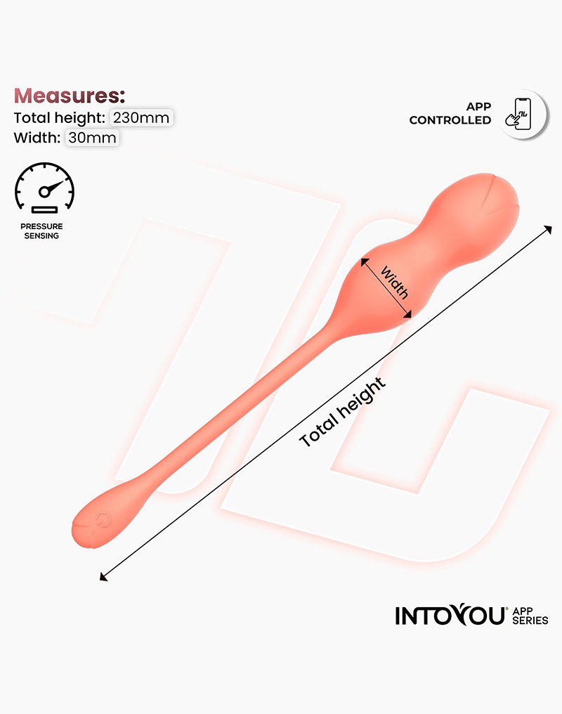 IY - Kyra - Pelvic Floor Trainer, App Controlled - Orange