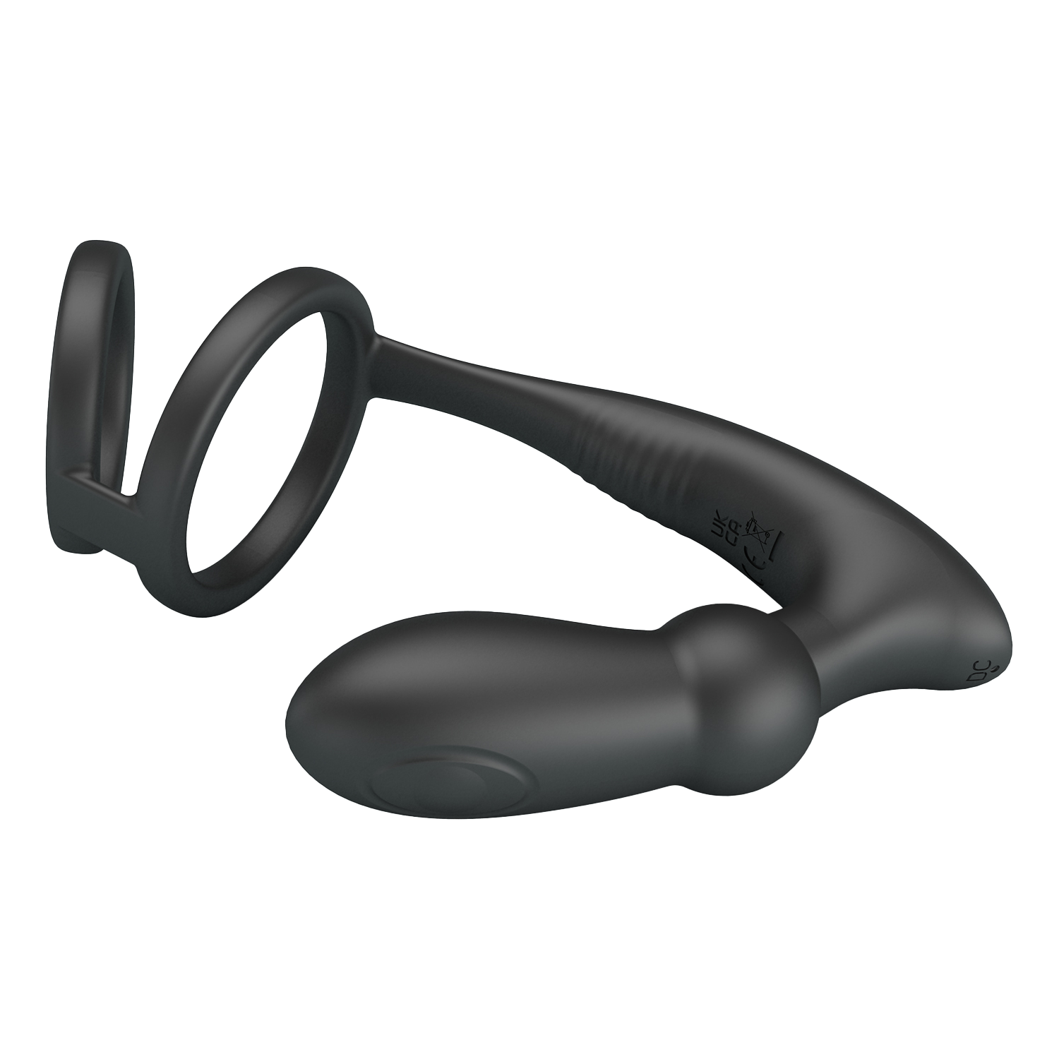 Pretty Love - Emoni - Cock Ring with Butt Plug - Black