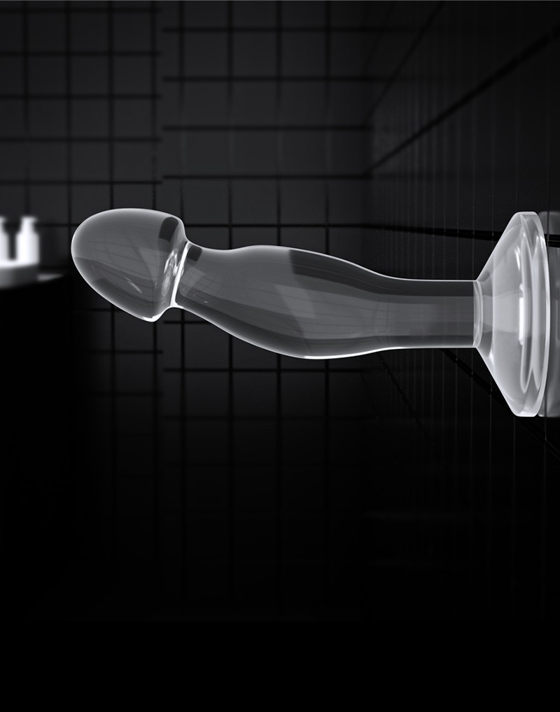 LoveToy - Flawless Clear Prostaat Plug 6.5" / 16.5 cm - Transparant