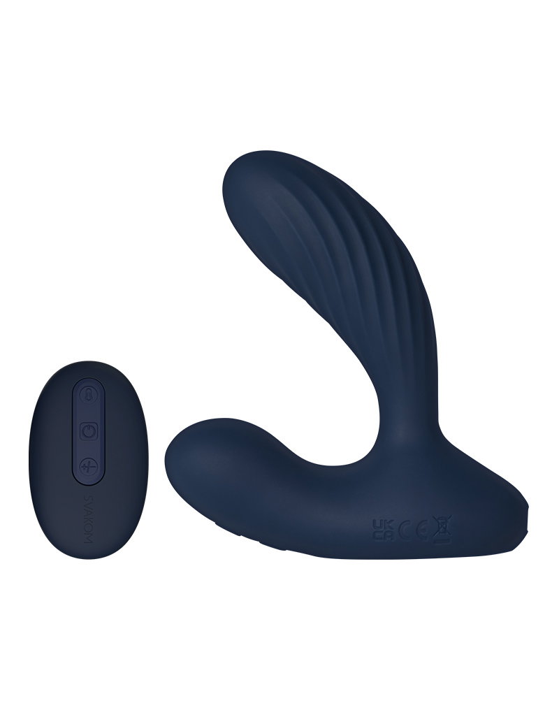 SVAKOM - Vick Neo 2 - Prostate Vibrator, App Controlled - Navy Blue