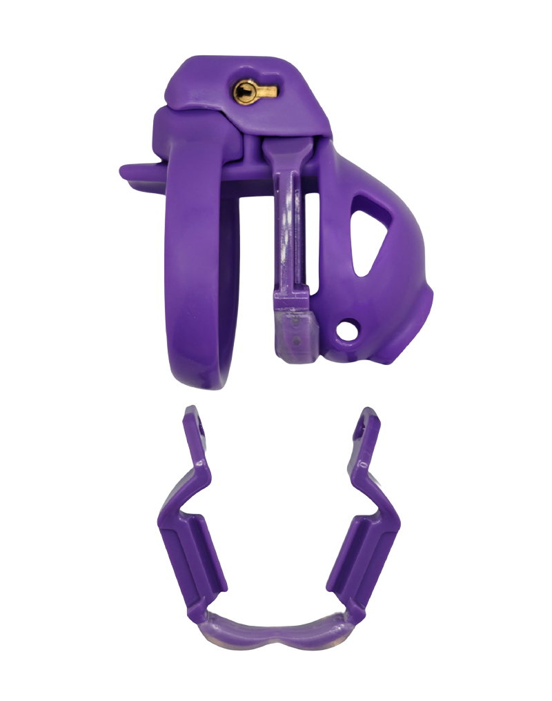 The Vice Mach 2 - Chastity Cock Cage Micro - Purple
