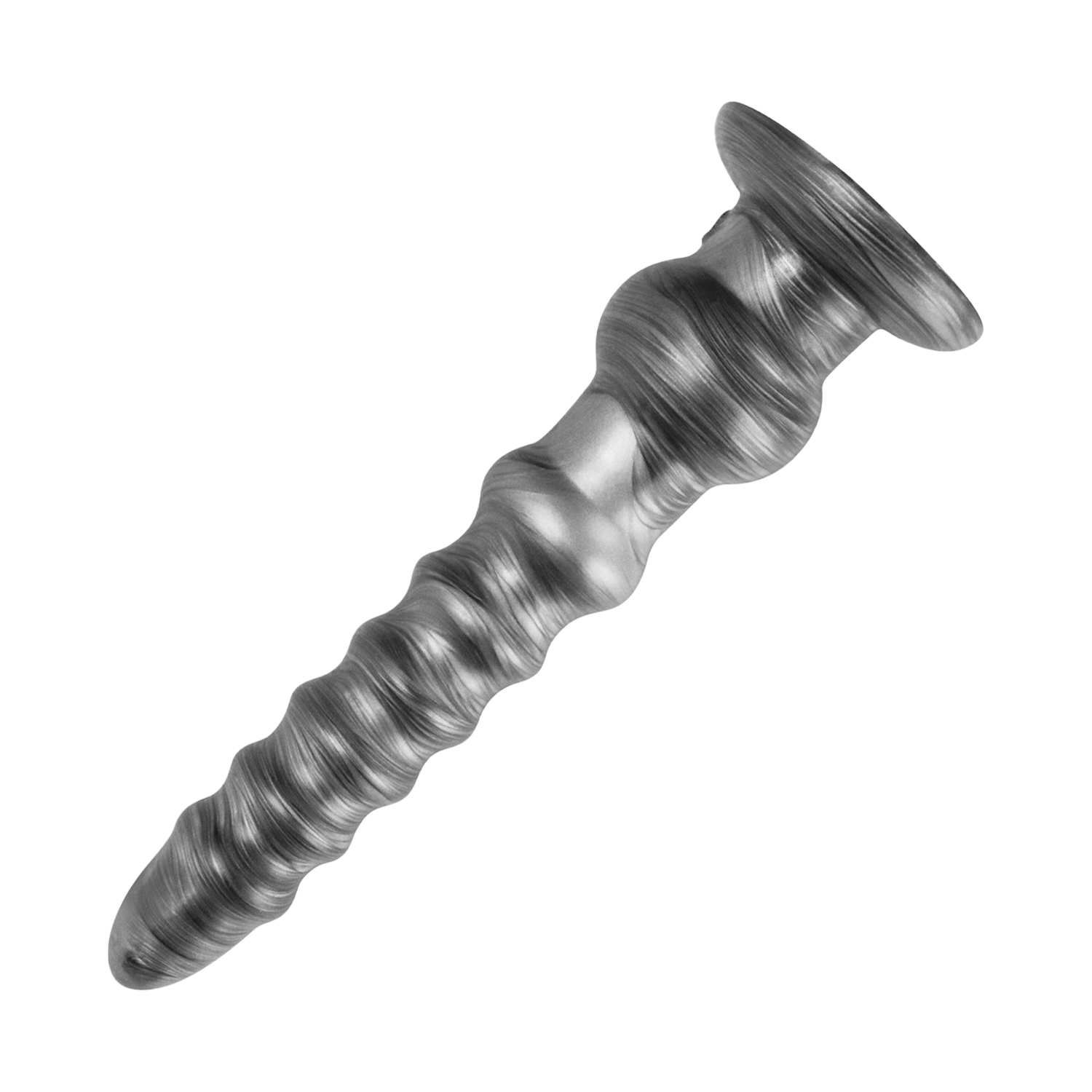 LoveToy - King Sized Vibrating Vibrax Slider 32cm - Silver