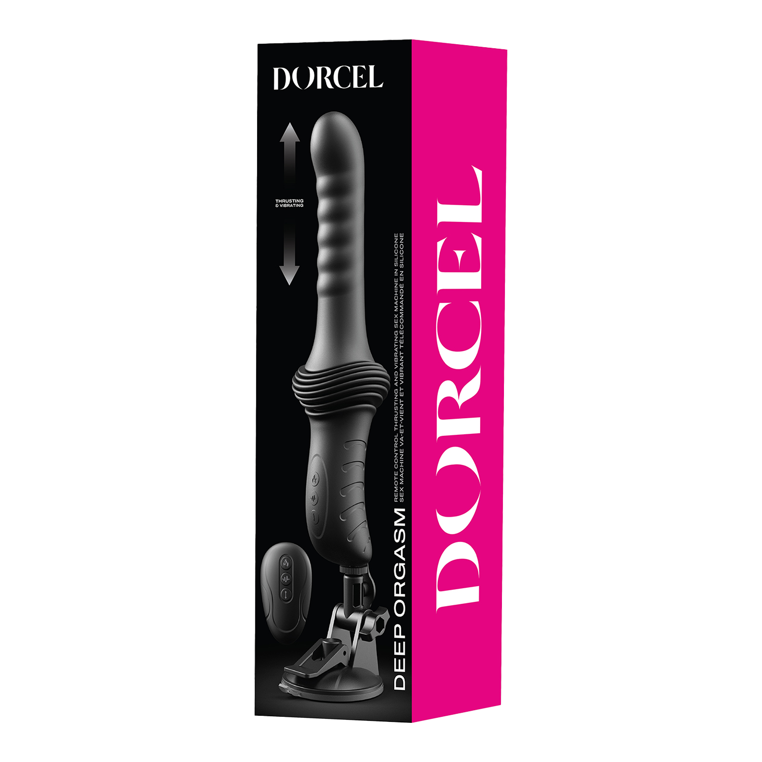 Dorcel - Deep Orgasm - Thrusting Vibrator - Black