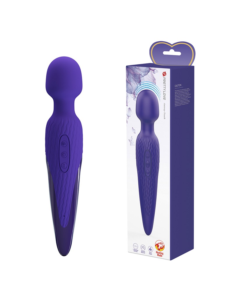 Pretty Love - Antony-Youth - Heating Wand Vibrator - Purple