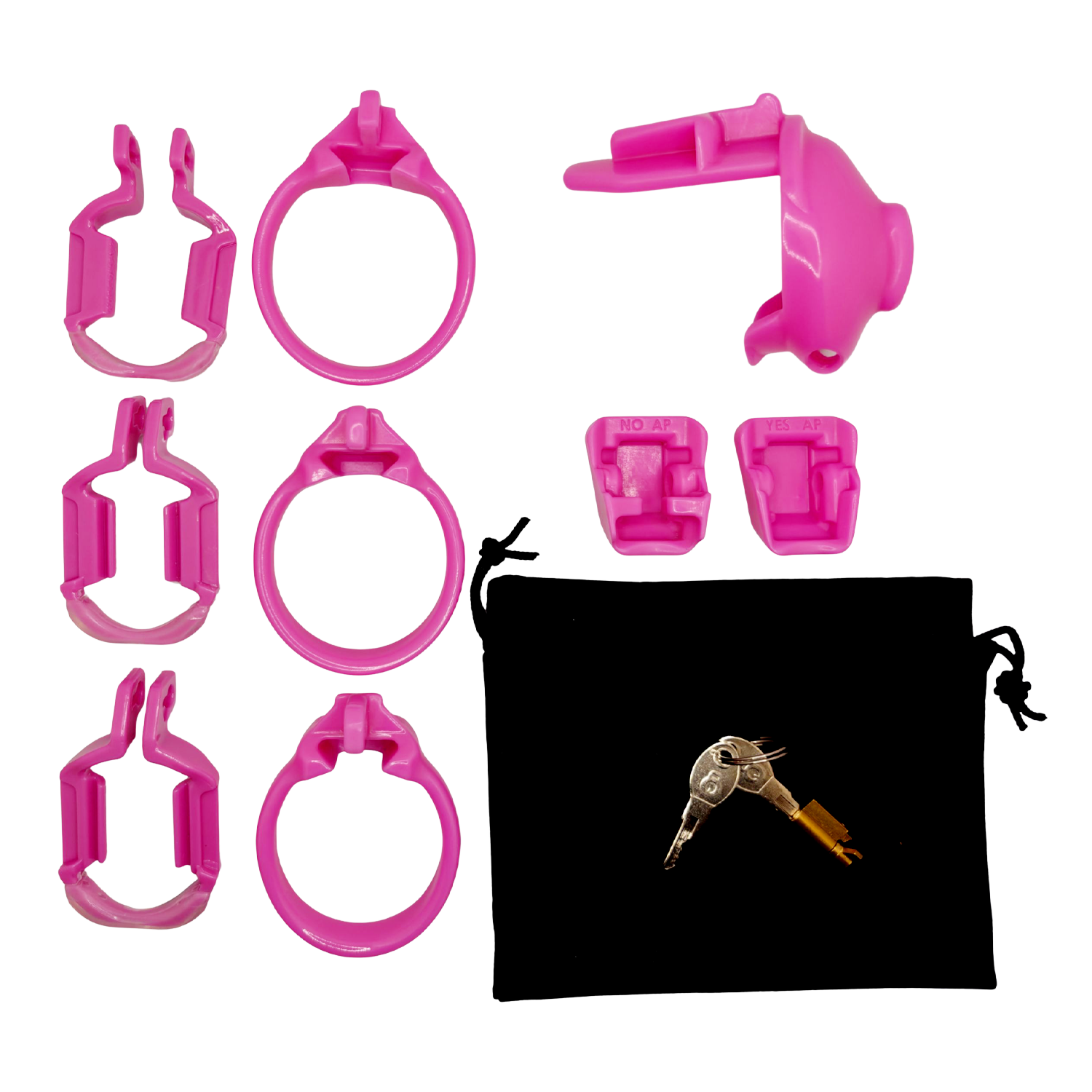 The Vice Mach 2 - Chastity Cock Cage Clitty - Pink