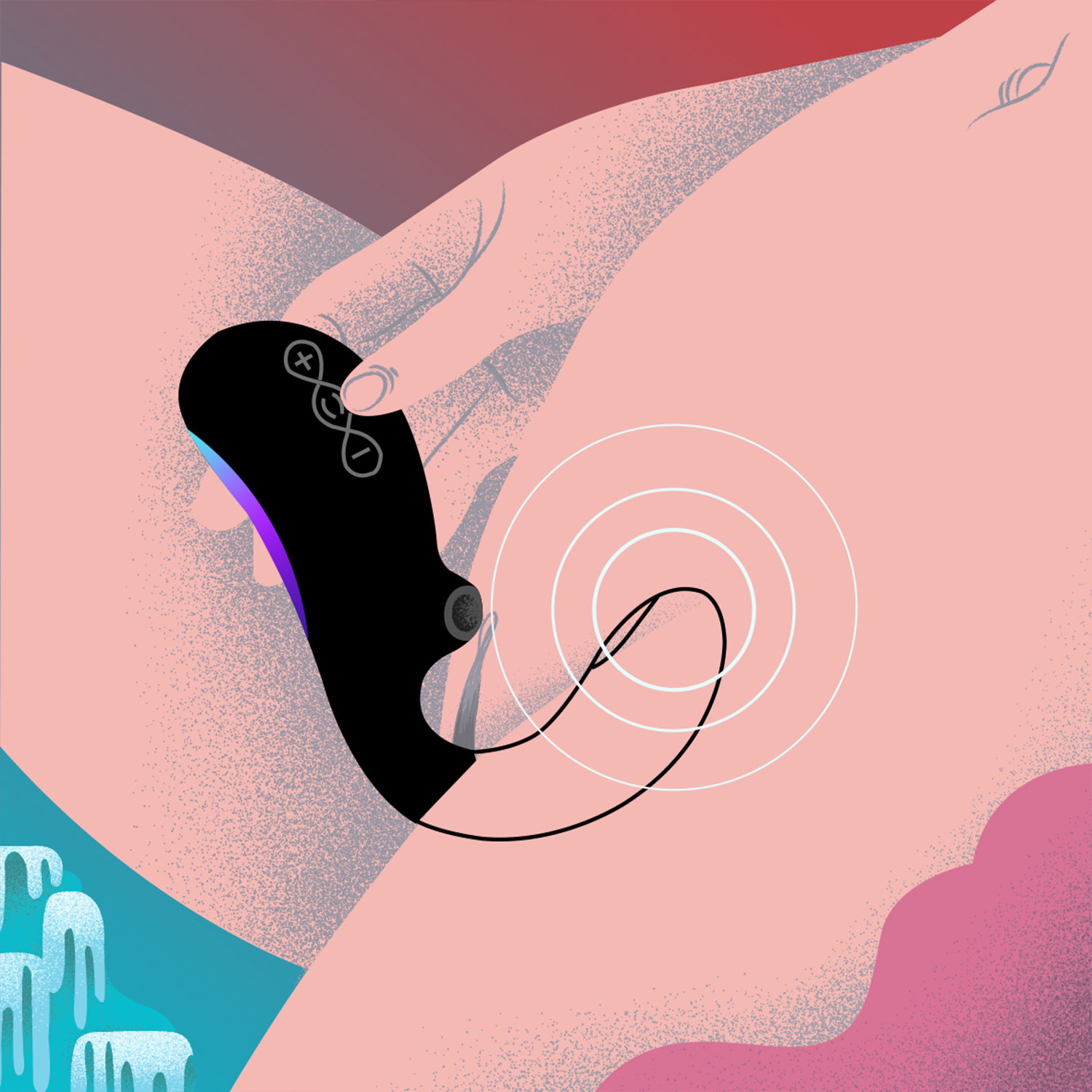 LELO - ENIGMA Double Sonic - Triple Stimulation - App Controlled - Black