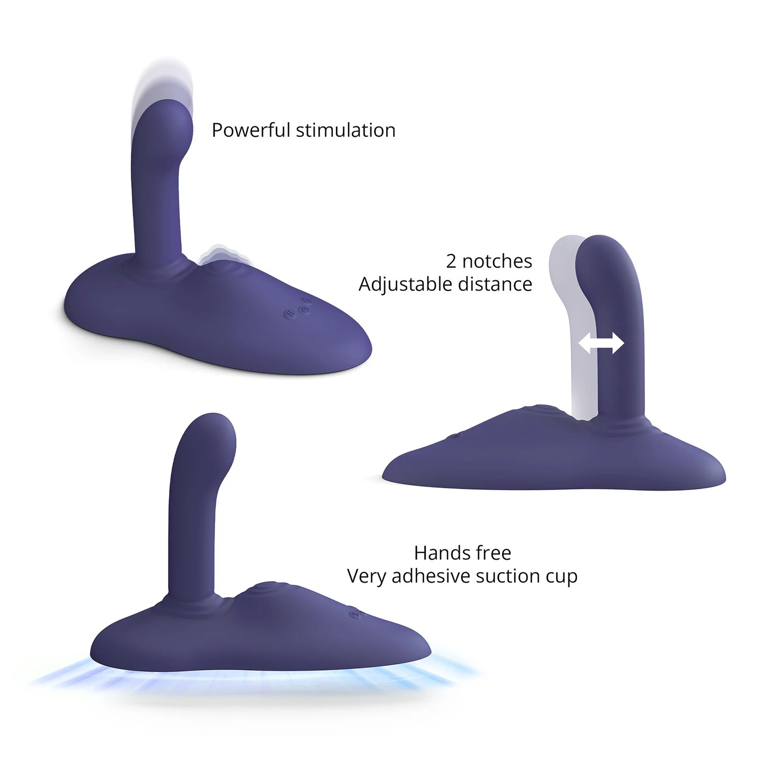 Love to Love - GoFast - Sit-on Vibrator - Midnight Indigo