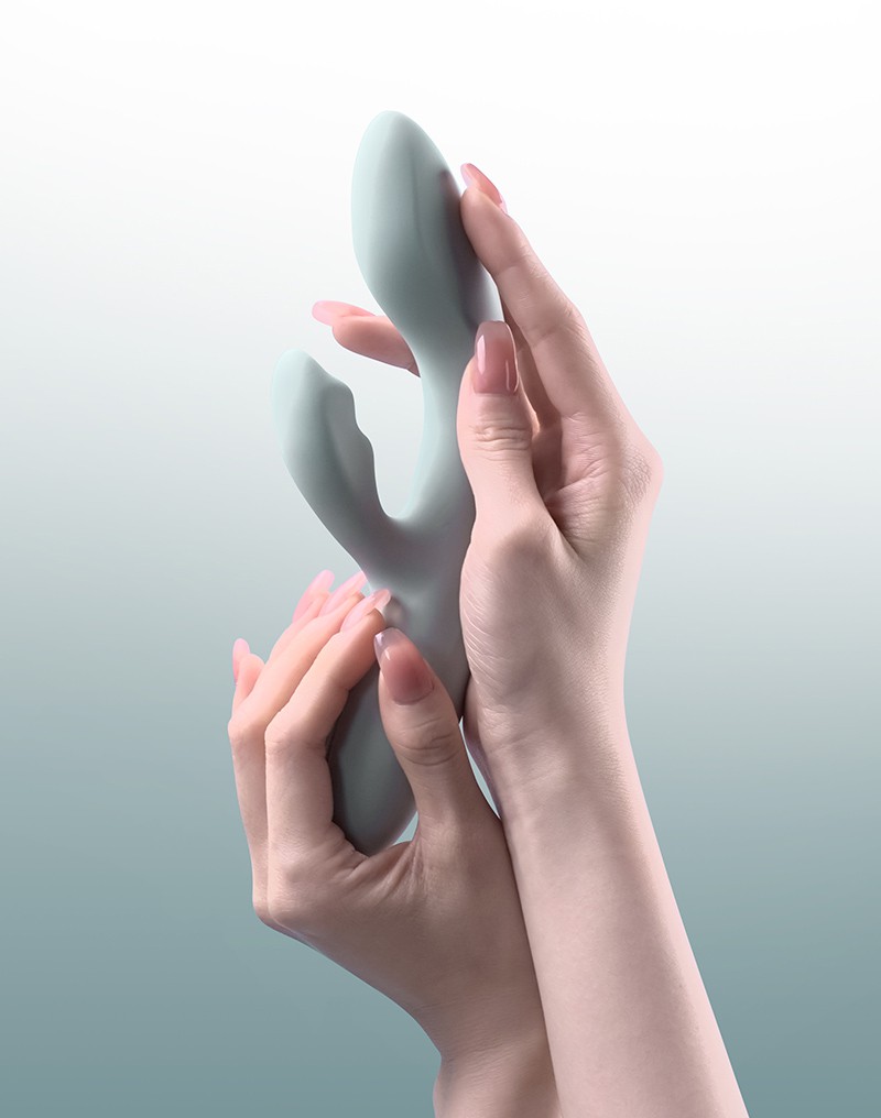 SVAKOM - Chika - warming Rabbit Vibrator App controlled - Grey