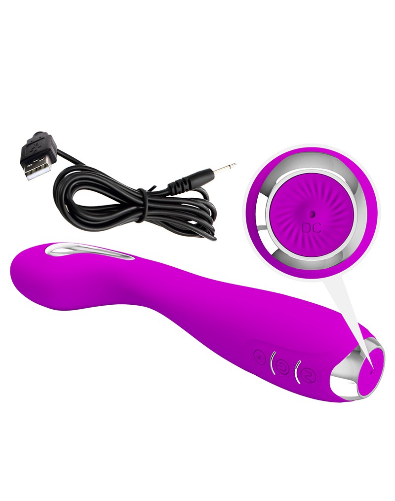 Pretty Love - Hector - G-Spot Electric Shock Vibrator with App Control - Purple