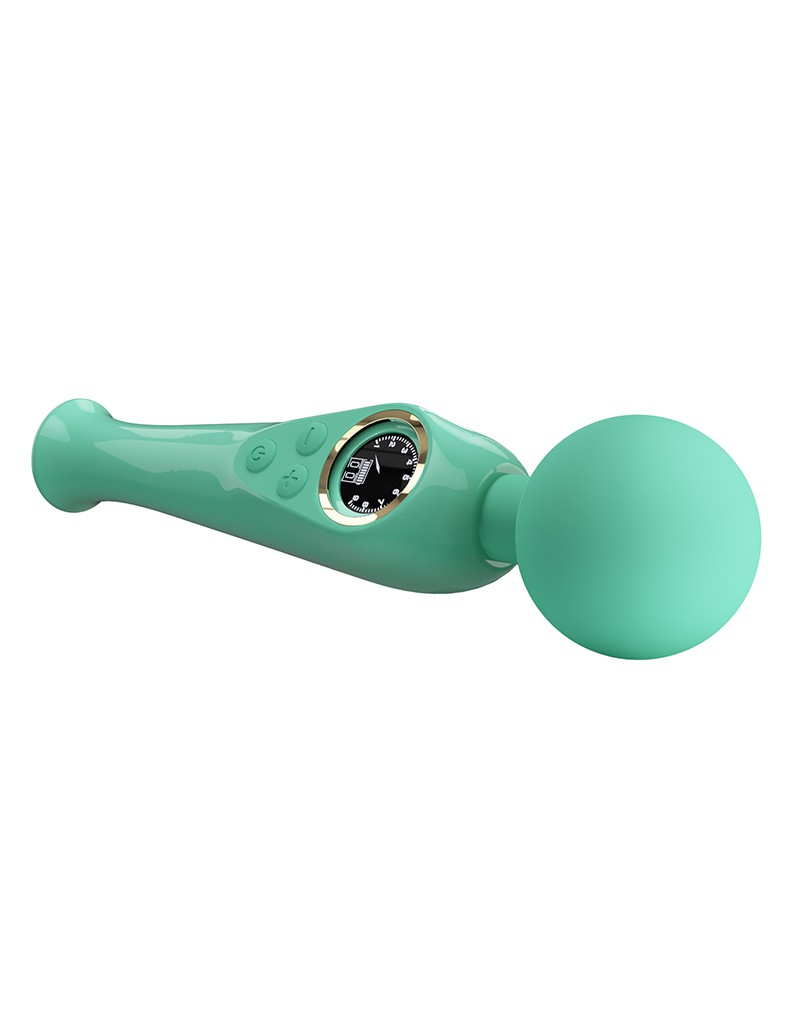 Pretty Love - Skyler - Wand Vibrator with Digital LED Display - Blue