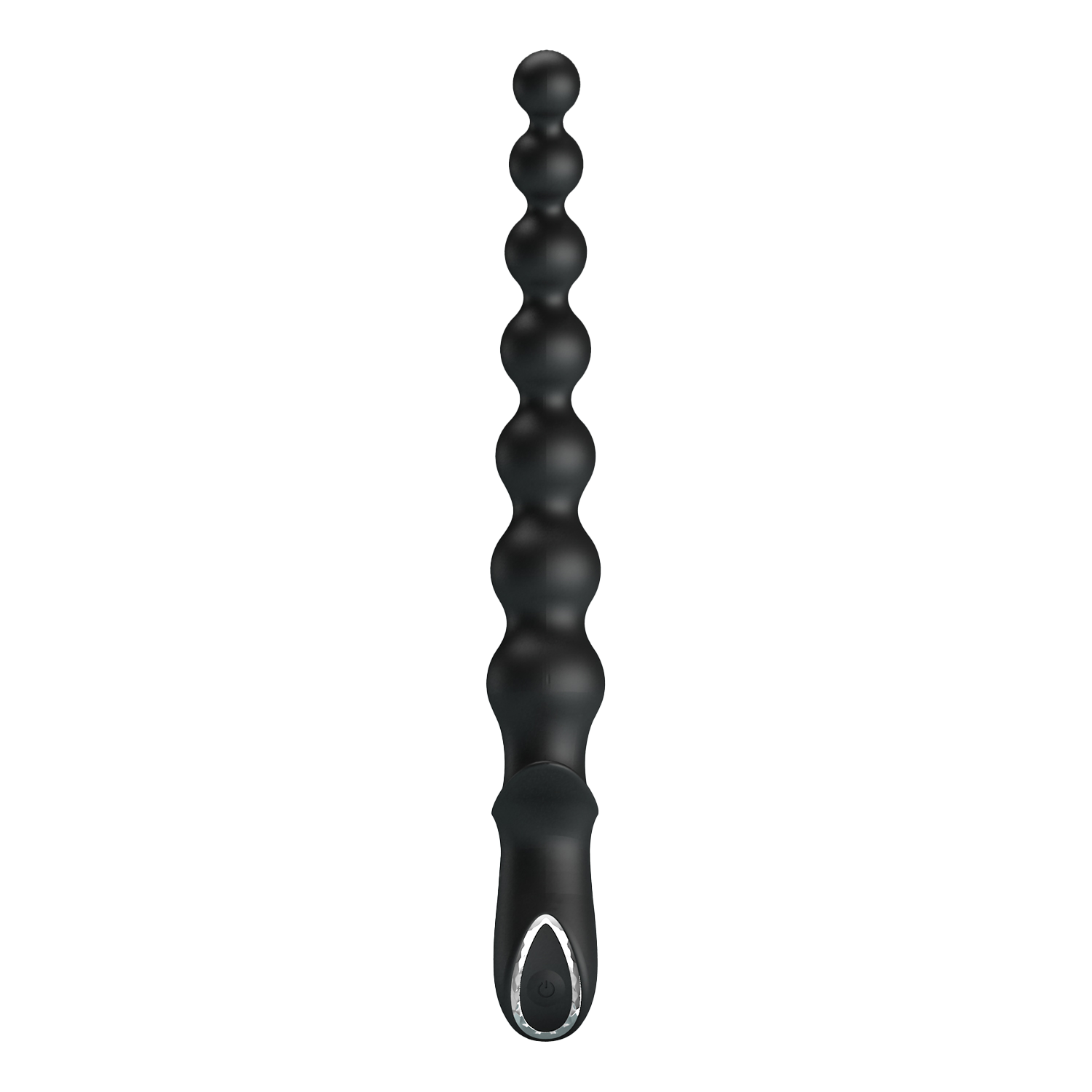 PL - Rigdon - Anal Beads Vibrator Plug - Black