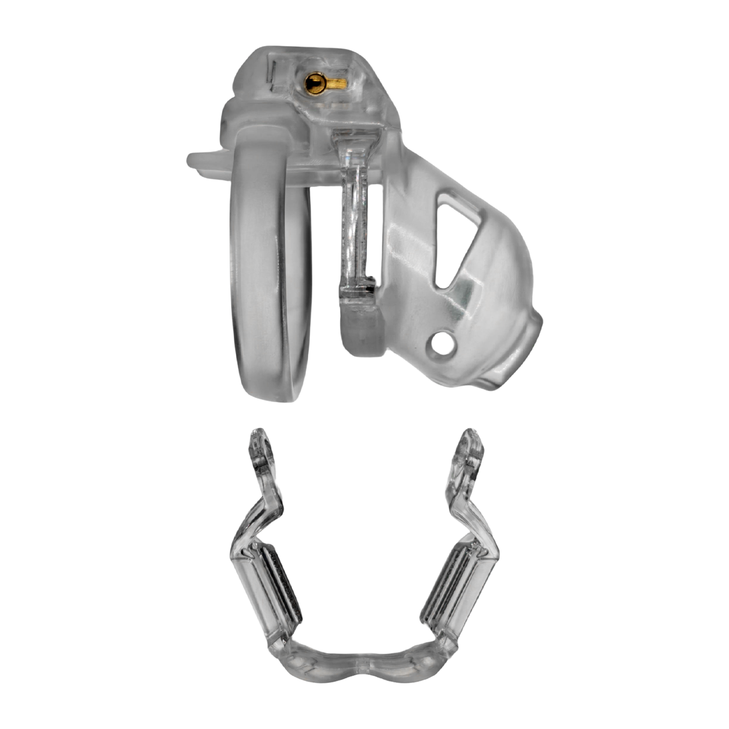 The Vice Mach 2 - Chastity Cock Cage Mini - Clear