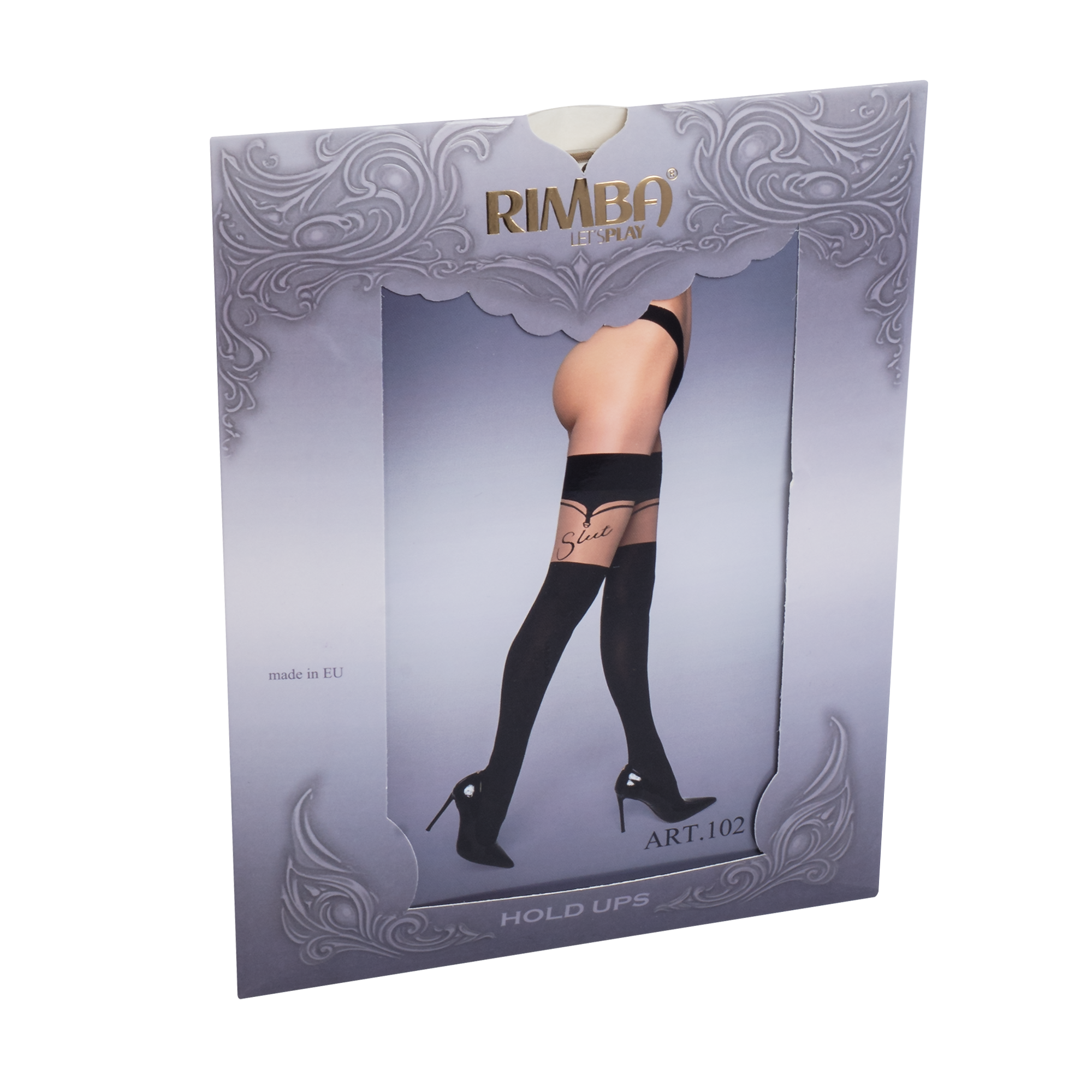 Amorable by Rimba - Slut - Hold-Up Stocking - 20/60 Denier - Black