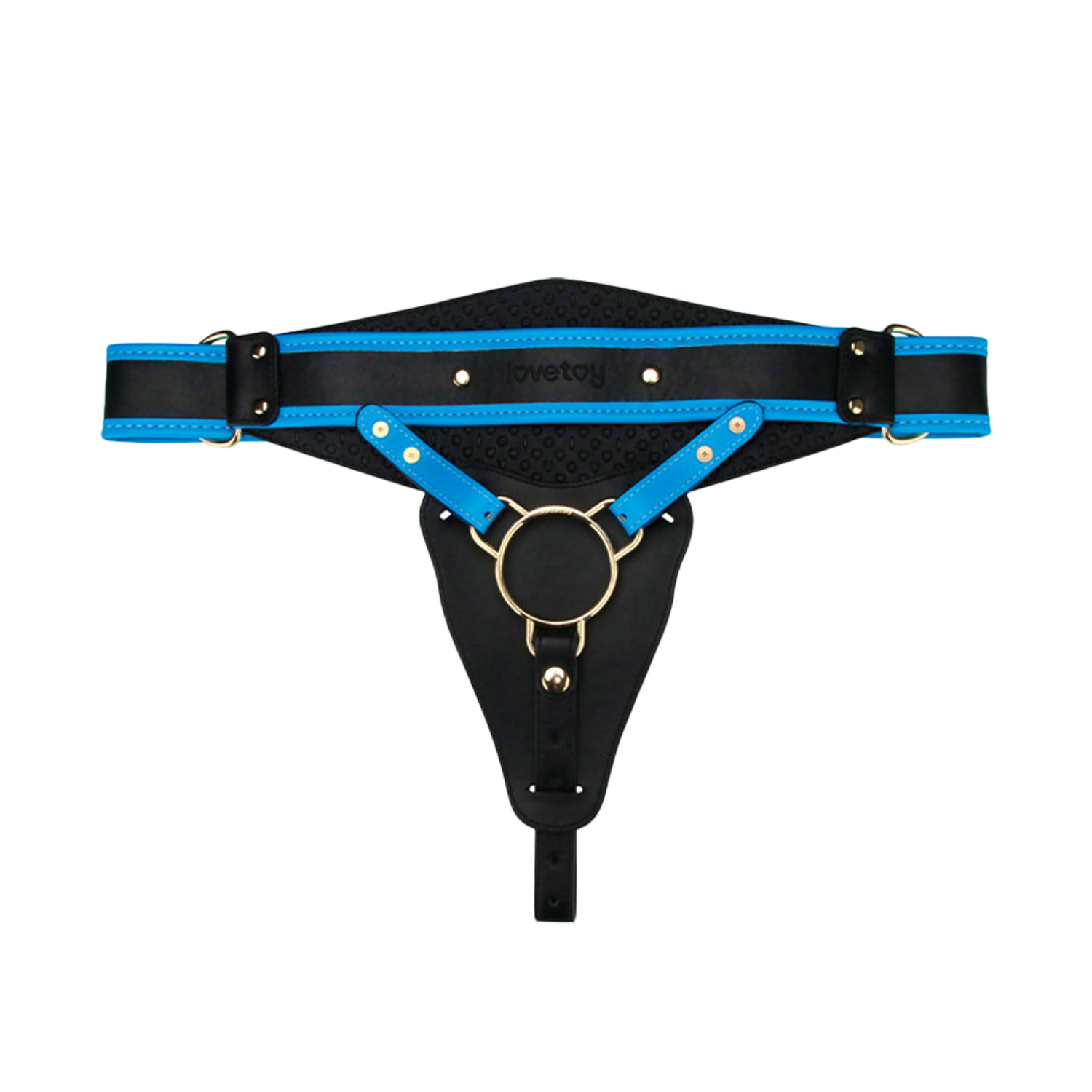 LoveToy - Ingen - Vibrating Enhanced Strap-on Set 9,5"/ 24 cm - Size XS/S/M - Nude