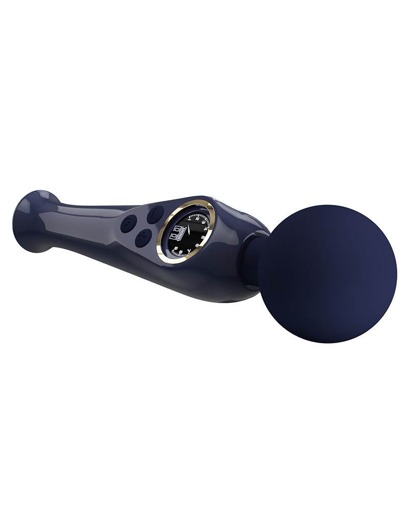 Pretty Love - Skyler - Wand Vibrator with Digital LED Display - Dark Blue