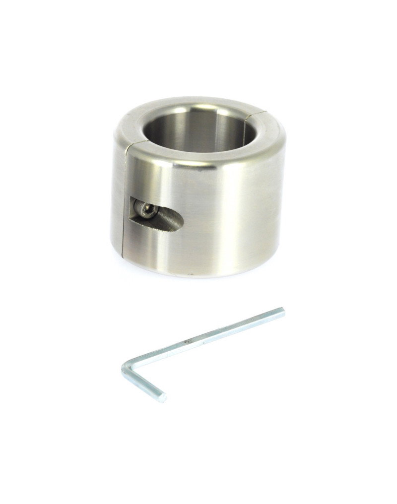 Rimba Bondage Play - Stainless Steel Ballstretcher with Allen Key (height 4 cm)