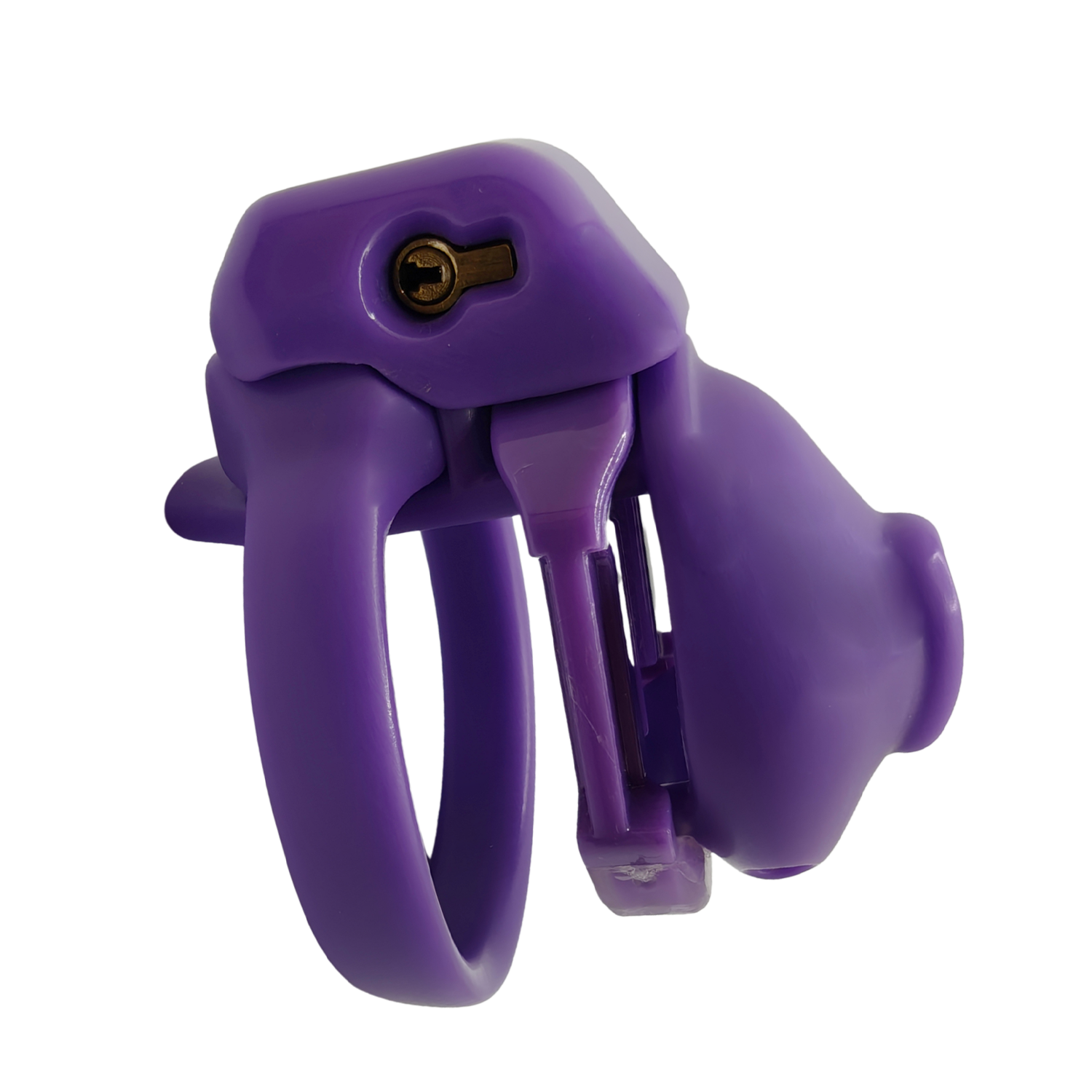 The Vice Mach 2 - Chastity Cock Cage Clitty - Purple
