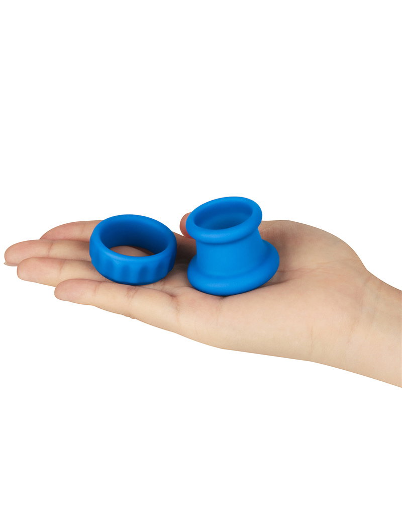 LoveToy - Pinnacle Pro - Twin Flex Stretcher - Blue