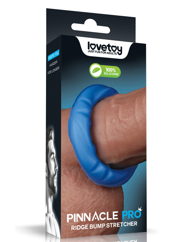 LoveToy - Pinnacle Pro - Ridge Bump Stretcher - Blue