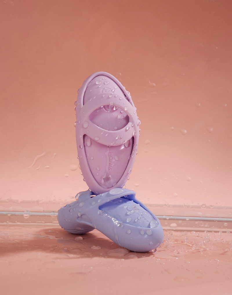 SVAKOM - Echo 2 - Flexible Finger Vibrator, App Controlled - Pink Lilac