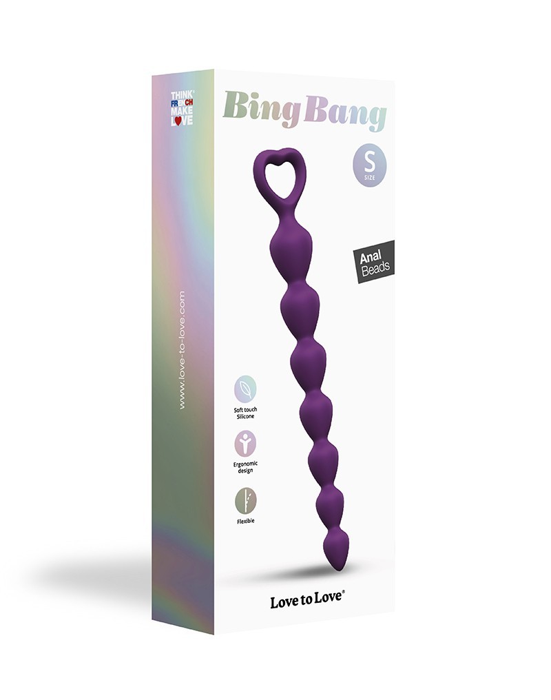 Love to Love - Bing Bang Size S - Anal Beads - Purple
