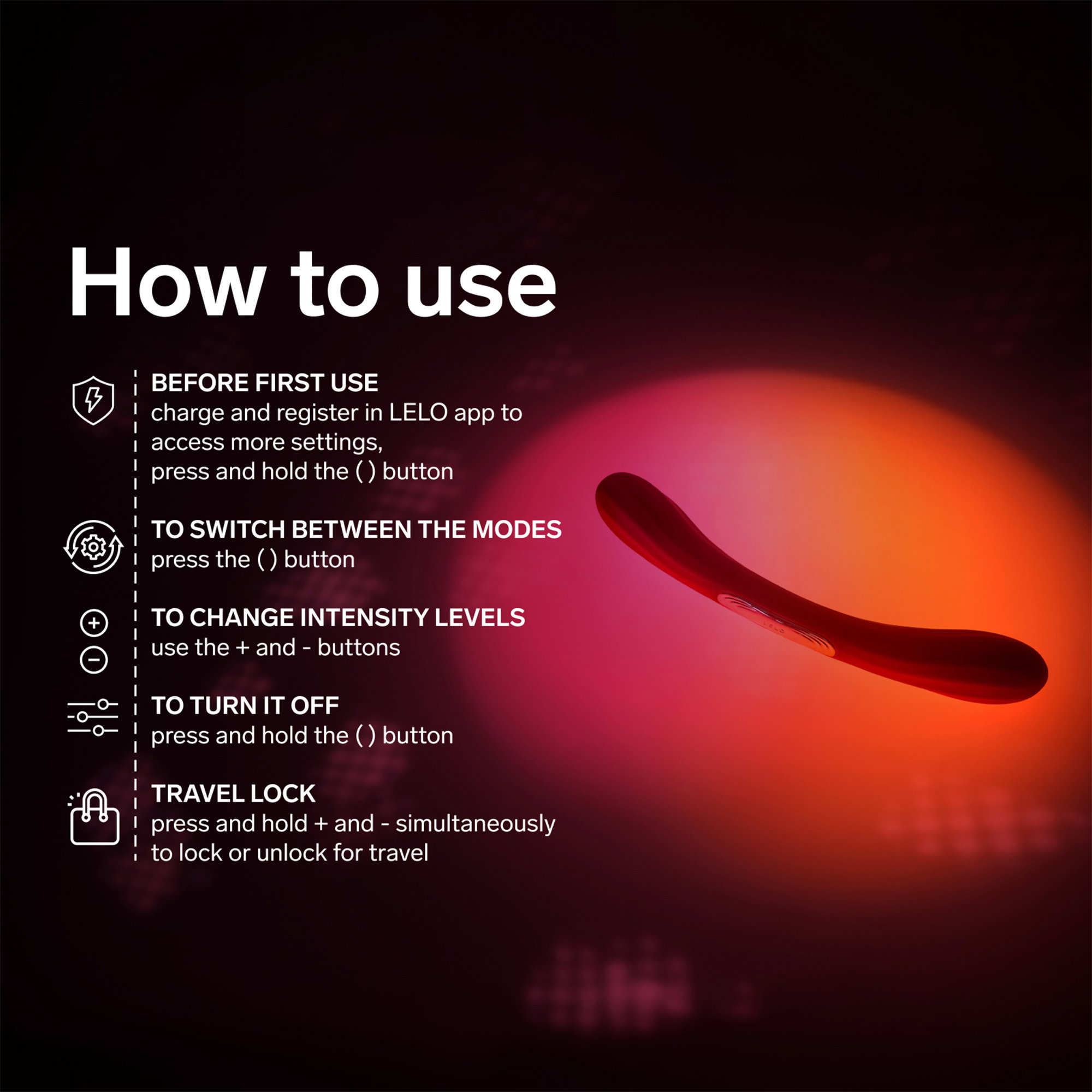 LELO - Boomerang - Dual-Ended Vibrator - Cerise