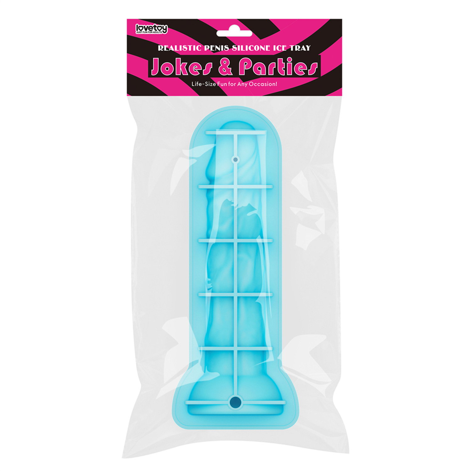 LoveToy - Silicone Ice Tray - Realistic Penis - Blue