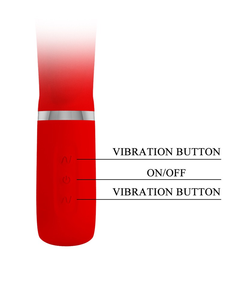 Pretty Love - Prescott - Rabbit Vibrator - Red