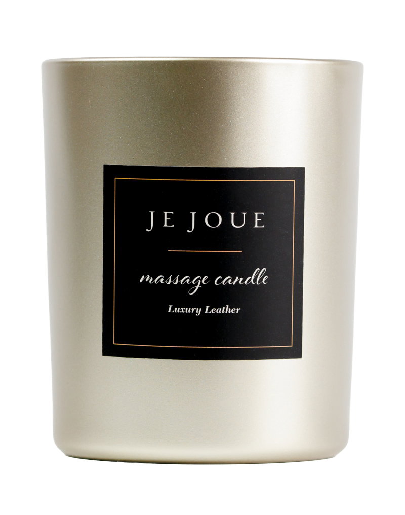 Je Joue - Massage Candle - Luxury Leather - 160 gr. - Gold