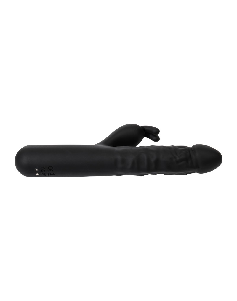 Rimba Toys - Sensual Nights SN06 - Realistic Rabbit Vibrator - Black