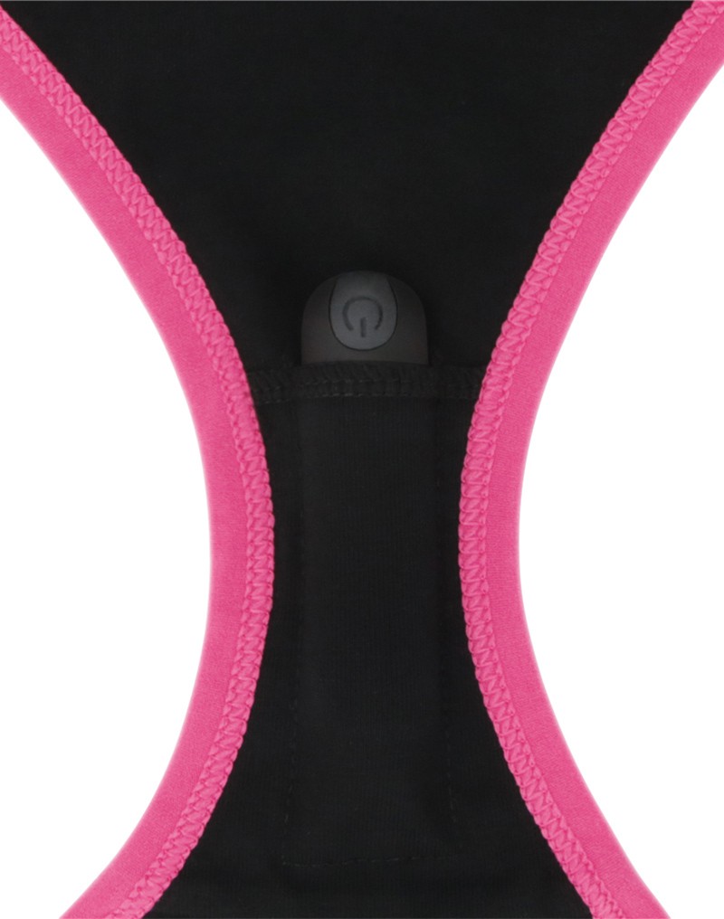 LoveToy - Slut - Printed Vibrating Sexy Panties - Black