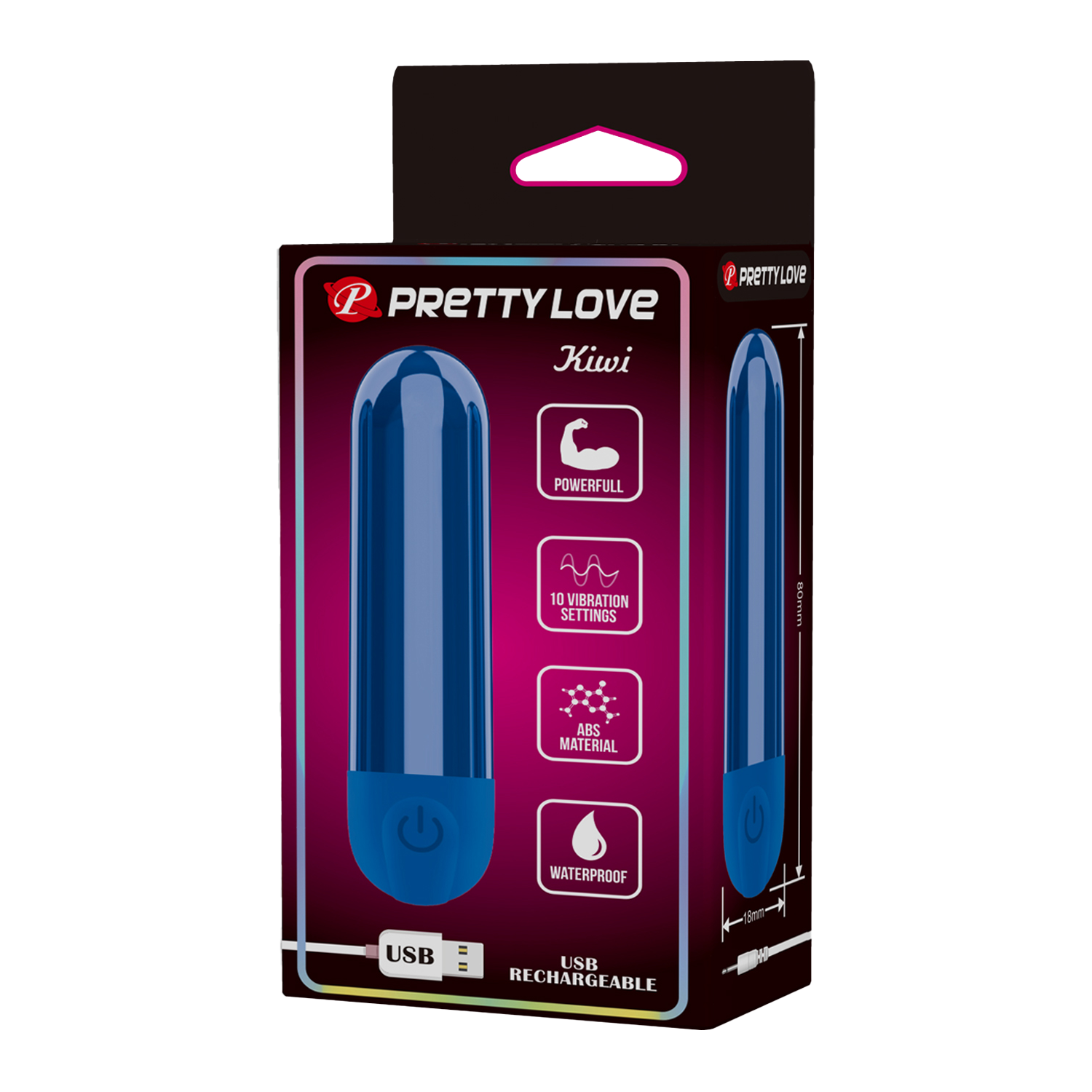 PL - Kiwi - Bullet Vibrator - Blue