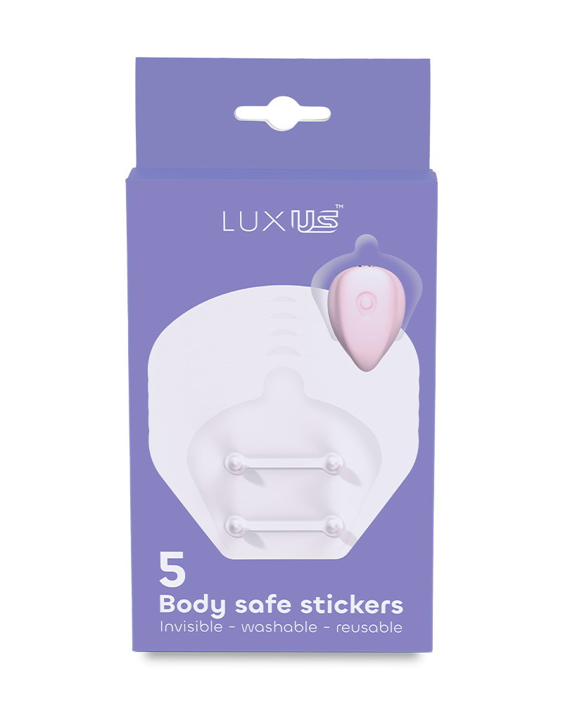 LUXUS - Adhesive Stickers - Set of 5 pieces - Transparant