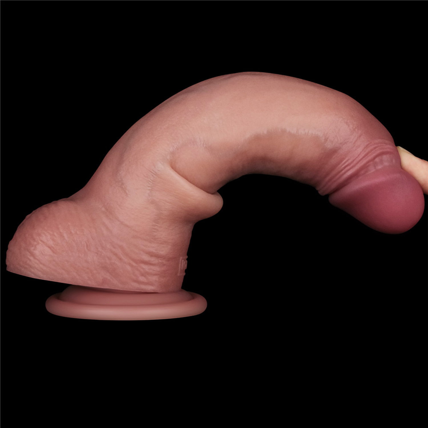 LoveToy - Vibrating Sliding Skin Pro II with remote control - 8,5" / 22 cm - Nude