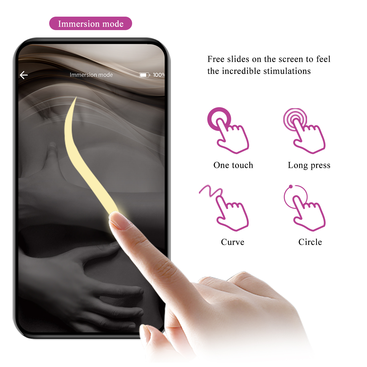 Pretty Love - Klay - Thrusting Egg Vibrator (app controlled) - Purple