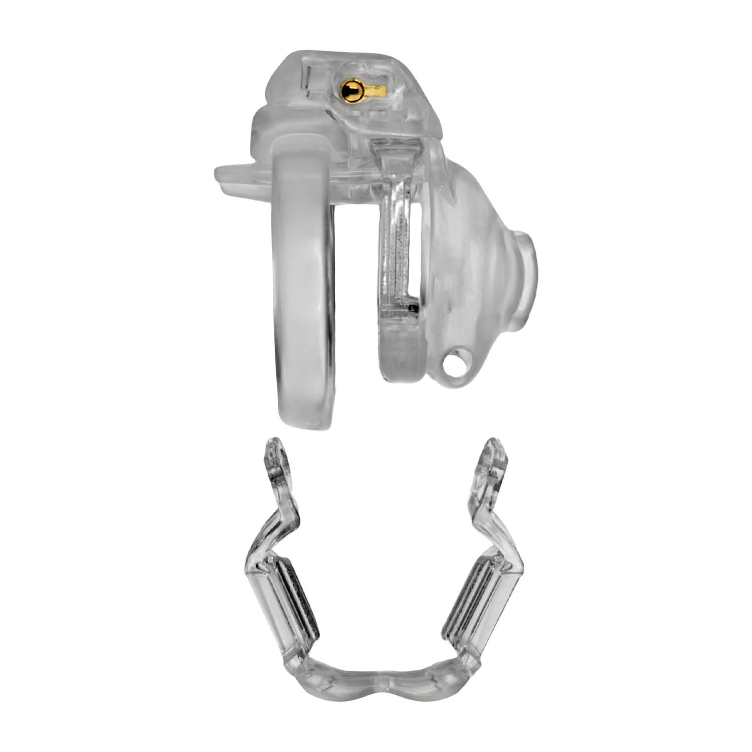 The Vice Mach 2 - Chastity Cock Cage Clitty - Clear