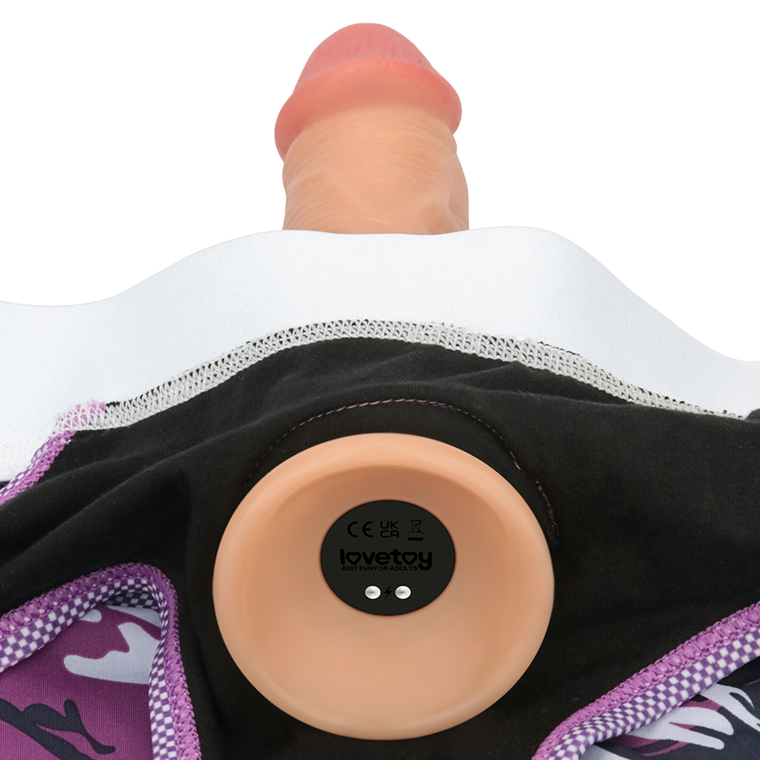 LoveToy - Ingen - Violet Strap-on Panties Size M/L - Purple