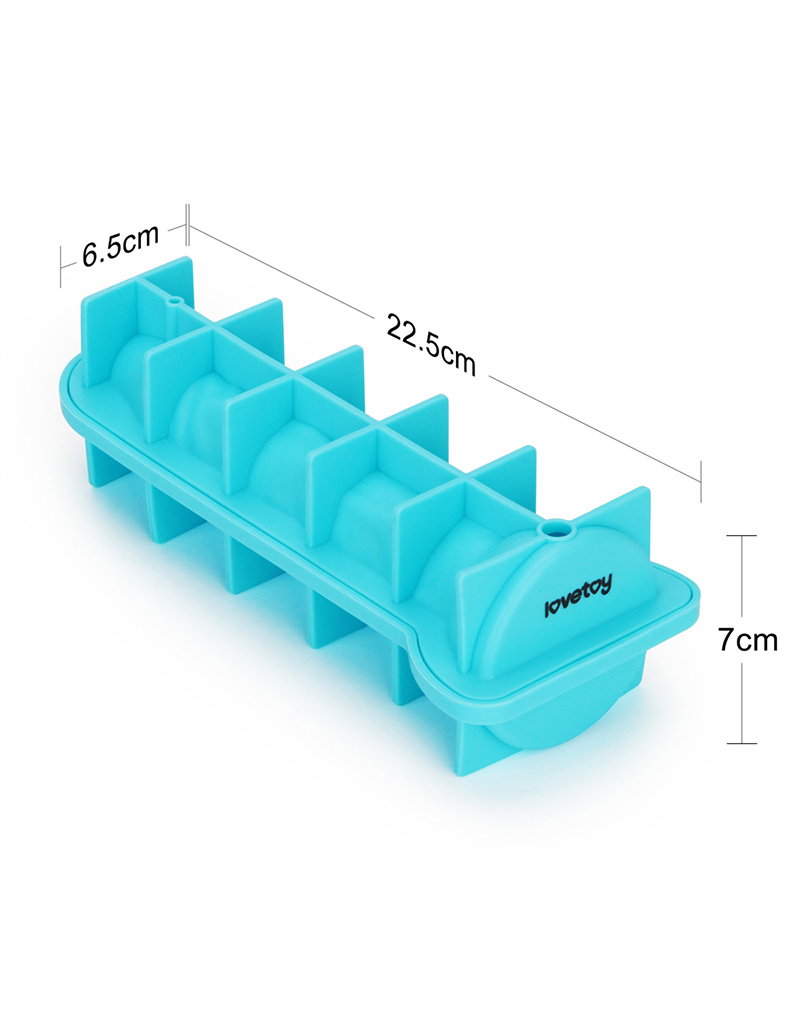 LoveToy - Silicone Ice Tray - Realistic Penis - Blue